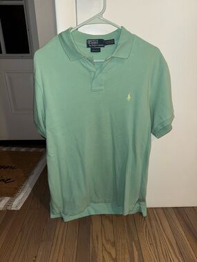 Ralph Lauren Custom Fit Green Polo